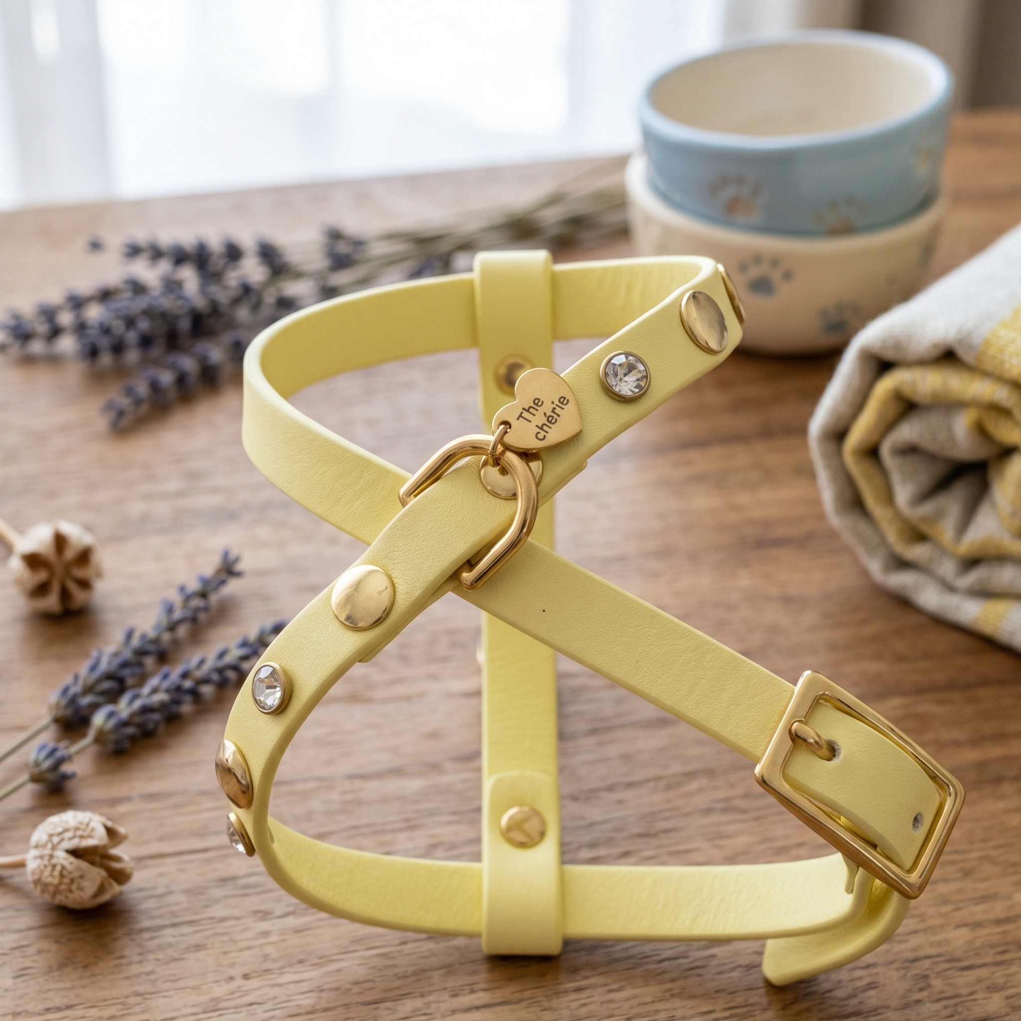 Pettorina per Cani in Biothane Light Gold